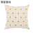 Cute Pastoral Style Pillow Little Daisy Plumeria Rubra Pure Cotton Sofa Pillow Cases Bedroom Bedside Seat Cushion Lumbar Pillow