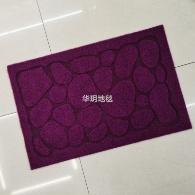 Dirt Trap Mats Carved Printed Carpet Entrance Floor Mat Household Foot Mat Non-Slip Mat Earth Removing Non-Slip Door Mat