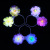 Colorful Flashing Light Led Headdress Simulation Flower Luminous Headband Optical Fiber Headband Concert Ball Fun Props