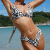 Amazon Summer New Bikini Swimsuit Backless Lace-up Split Swimsuit for Women