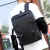 Backpack PU Leather Casual Men's Business Trip High School Men's Leather Bag Retro Backpack Men's Bag
