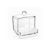 Plastic Cotton Box Jewelry Box Storage Box Crystal Cotton Box Transparent Cotton Box Swab Box