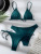 2021 New Bikini Split Swimsuit Three-Piece European and American AliExpress Fashion Bikini Hot Spring Swimsuit for Women