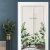 Nordic Simple Fresh Green Plant Leaf Partition Curtain Household Hanging Curtain Bedroom Decoration Thick Fabric Kitchen Door Curtain