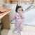 Style Newborn Long-Sleeved Jumpsuit Cute Princess Clothes Peter Pan Collar Romper Jumpsuit Western Style Super Cute Home