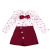 New Girls' Suit Western Style XINGX Long Sleeve Fashion Culottes Two-Piece Set Foreign Trade Children's Wear Wholesale