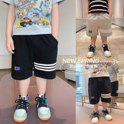 2022 New Children's Pants Handsome Children's Summer Clothing Boys' Casual Shorts Kid Baby Sports Shorts Fashion