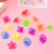 1000 PCs Transparent Small Spinning Top Plastic Lace Color Ground Turning Student Kindergarten Small Gift Toys Wholesale