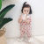 Style Newborn Long-Sleeved Jumpsuit Cute Princess Clothes Peter Pan Collar Romper Jumpsuit Western Style Super Cute Home