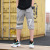 Korean Style Children's Sports Casual Pants Trendy Loose Thin Cropped Pants Medium and Large Children's Shorts Trendy