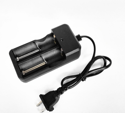 Power Torch Double Slot 18650 Double Seat Charger with Wire 18650 Lithium Battery 26650 Battery Charger