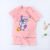 2022 Cotton Summer New Half Sleeve Boys' Suit Girls' 0-8 Years Old Baby Two-Piece Suit Trendy Homewear Wholesale