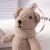 Stay Cute Doll Linen Bear Decoration Bear Doll Keychain Pendant Bag Accessories Plush Toy Activity Gift