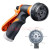 Household 8-Function Garden Water Gun Car Washing Gun Wholesale 8-Function Glue-Coated Adjustable Water Flower