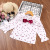 New Girls' Suit Western Style XINGX Long Sleeve Fashion Culottes Two-Piece Set Foreign Trade Children's Wear Wholesale