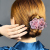 Duckbill Clip Tie up the Hair Small and Medium Scratch Barrettes Back Head Hairpin Three-Tooth Clip Mom Headdress High-End Middle-Aged Headdress Flower