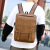 Backpack PU Leather Casual Men's Business Trip High School Men's Leather Bag Retro Backpack Men's Bag