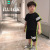Children's Short-Sleeved Suit 2022 New Summer Korean Style Children's Sports Boys' Fashionable Clothing Two-Piece Suit