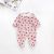 Style Newborn Long-Sleeved Jumpsuit Cute Princess Clothes Peter Pan Collar Romper Jumpsuit Western Style Super Cute Home