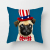 Dog Modern Cute Cartoon Gift Sofa Backrest Student Bedside Pillow Customizable Waist Support Pillow