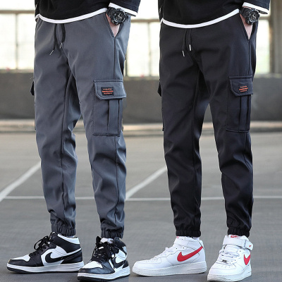  Casual Pants Men's Clothing Loose All-Match Trendy Ankle Banded Working Pants Youth Harem Leftover Stock Qing Fashion 
