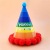 Internet Celebrity Fur Ball Birthday Hat Creative Children Adult Birthday Party Hat Dot Ball Cap Holiday Dress up Wholesale