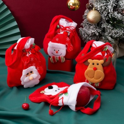 Christmas decoration gifts old man snowman gift bag Christmas Eve apple wrap box hand-held creative candy bag