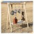 Outdoor Camping Tripod Camping Rack Hanging Rack Camping Solid Wood Light Rack Drying Rack Portable Triangle Storage Rack