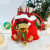 Wholesale Small Bells Gift Bag Drawstring Christmas Bag Cartoon Snowman Old Man Gift Bag Christmas decorations