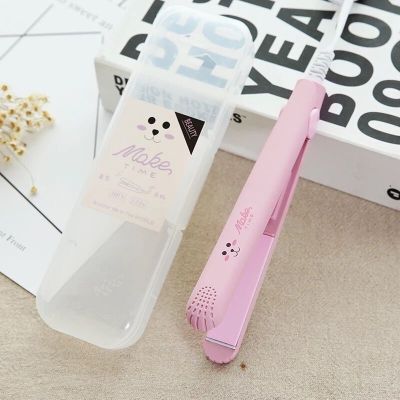 Mini Hair Curler Hair Curler and Straightener Dual-Use Hair Straightener Plastic Box Packaging Hair Styling Iron Ironing