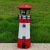 Lighthouse Beacon Light Rotating Light Courtyard Ambience Light Electronic Lamp Garden Decorative Lamp Resin Decorations