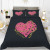 Love Letter Series 3D Digital Printing Bed Three-Piece Set Cross-Border Foreign Trade Amazon Quilt Cover Pillowcase