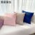 Nordic Color Cotton and Linen Circle Bubble Quilting Pillow Cover Sofa Decoration Solid Color Cushion Cover Wholesale