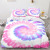 Cross-Border Foreign Trade Amazon AliExpress Three-Piece Set of Digital Printing Colorful Tie-Dyed Home Textile Quilt Cover