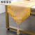 Cross-Border Hot Sale Modern Light Luxury American Tassel Jacquard Table Runner Dining-Table Decoration Tablecloth Coffee Table TV Cabinet Table Towel H