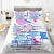 Love Letter Series 3D Digital Printing Bed Three-Piece Set Cross-Border Foreign Trade Amazon Quilt Cover Pillowcase