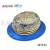 Gold Powder Customized PVC round Cap Striped Big Star Sequins New Year round Cap New Year Party Customized Cap