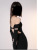 High Waist Temperament Side Slit off-the-Shoulder Detachable Sleeves Knitted Annual Party Dress Women