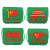 National Day Children's Handmade DIY Non-Woven Red Army Bag Kindergarten Creative Activity Material Kit Toys