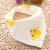 Six-Layer Gauze Baby's Triangular Hood Newborn Saliva Towel Factory Wholesale Thickened Baby Snap Fastener Bib