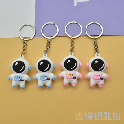 2022 Astronaut Keychain Cute Spaceman Soft Glue Accessory Bag Hanging Ornament Gift in Stock