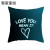 2022 Cross-Border Popular Selling Pillow Cover Teal Blue Teal Blue Ins Home Ornament Pillow Pillowcase