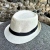Korean Style British Beach Straw Hat Outdoor Men's and Women's Sun Hats Top Hat Sun-Proof Couple Sun Protection Spring and Summer Fedora Hat Spot