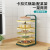 Golden Kitchen Pot Rack Multi-Layer Storage Rack Narrow Slit Frame Countertop Corner Pot Sink Cabinet inside Storage