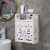Punch-Free Bathroom Rack Wall-Mounted Waterproof Washstand Wash up Sink Desktop Cosmetics Wash Basin Storage