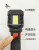New Solar Strong Light with Sidelight Multifunctional Outdoor USB Charging Quantity Display Long-Range Flashlight Wholesale