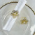 2022 New Napkin Ring Mouth Napkin Circle Foreign Trade Decoration Napkin Cloth Ring Wedding Metal Napkin Ring Petals Decorative Buckle