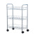 Multi-Functional Three-Layer Kitchen Storage Rack with Wheels Movable Trolley Bathroom Sundries Vegetable Storage Rack