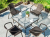 Courtyard Imitation Rattan Table and Chair Set Seven-Piece Balcony Garden Coffee Bar Occasional Table and Chair Set