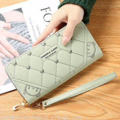 Women's Wallet Long Fashion Single Large Capacity Zipper Coin Purse Clutch Phone Bag Card Holder Trendy Women's Bags